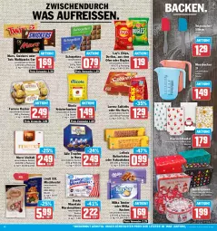 Gazetka promocyjna Aez - Prospekte - Gazetka - ważna od 11.11 do 11.11.2023 - strona 12 - produkty: Becher, beutel, bugles, butter, butterkeks, chips, cola, Doritos, eis, ferrero, Ferrero Rocher, kakao, keks, kekse, kräuter, kuchen, leibniz, lindt, lorenz, mars, merci, Messbecher, milka, nuss, oder twix, Ofen, reis, reiss, Ricola, saltletts, schogetten, snickers, Teigschaber, tender, Ti, twix, ZTE