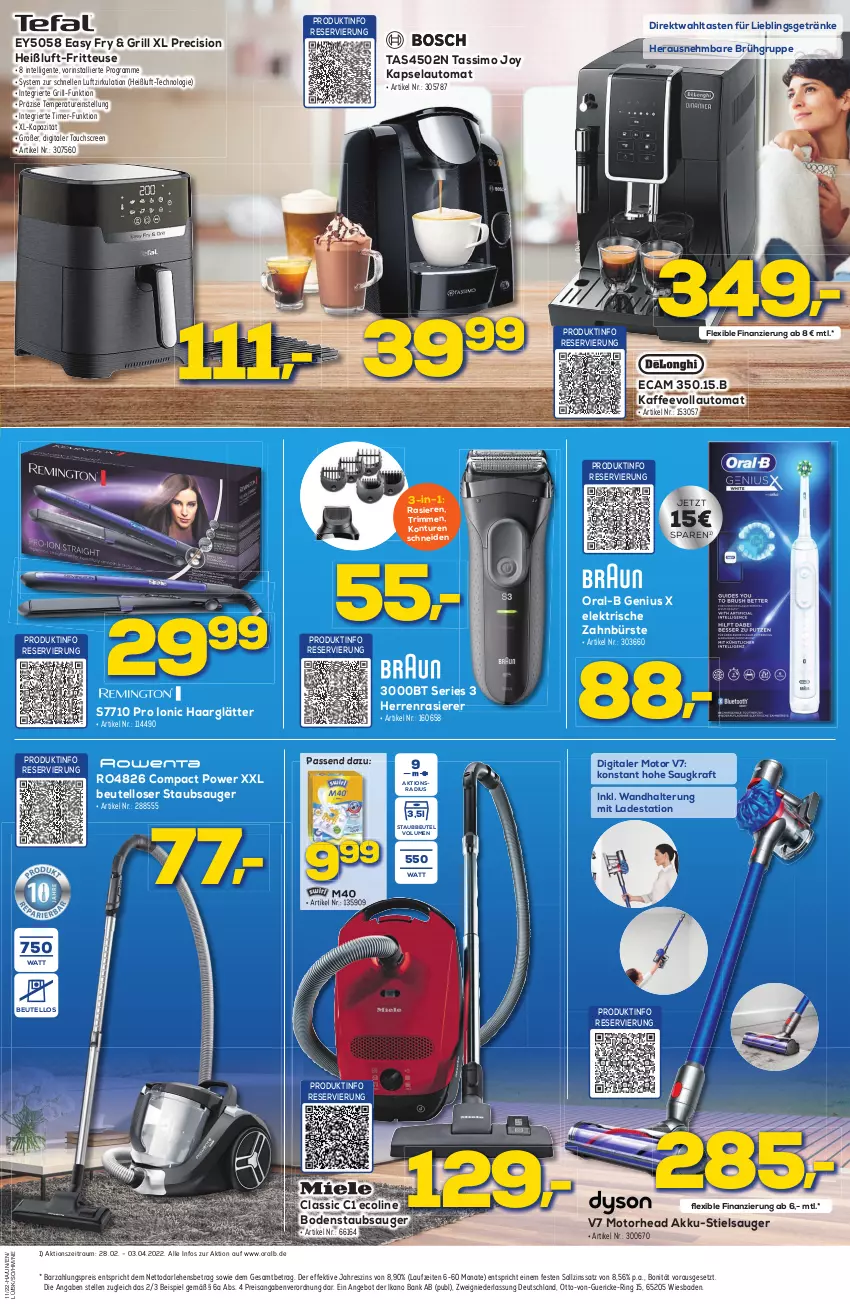 Aktueller Prospekt Berlet - Achtung!  - von 12.03 bis 18.03.2022 - strona 7 - produkty: akku, angebot, auto, Bad, Bank, beutel, bodenstaubsauger, bürste, eis, elektrische zahnbürste, elle, ente, fritteuse, getränk, getränke, grill, haarglätter, herrenrasierer, Intel, kaffee, kaffeevollautomat, kraft, oral-b, oralb, rasierer, reis, ring, sim, staubbeutel, staubsauger, Stielsauger, tassimo, Ti, timer, touchscreen, wandhalterung, zahnbürste