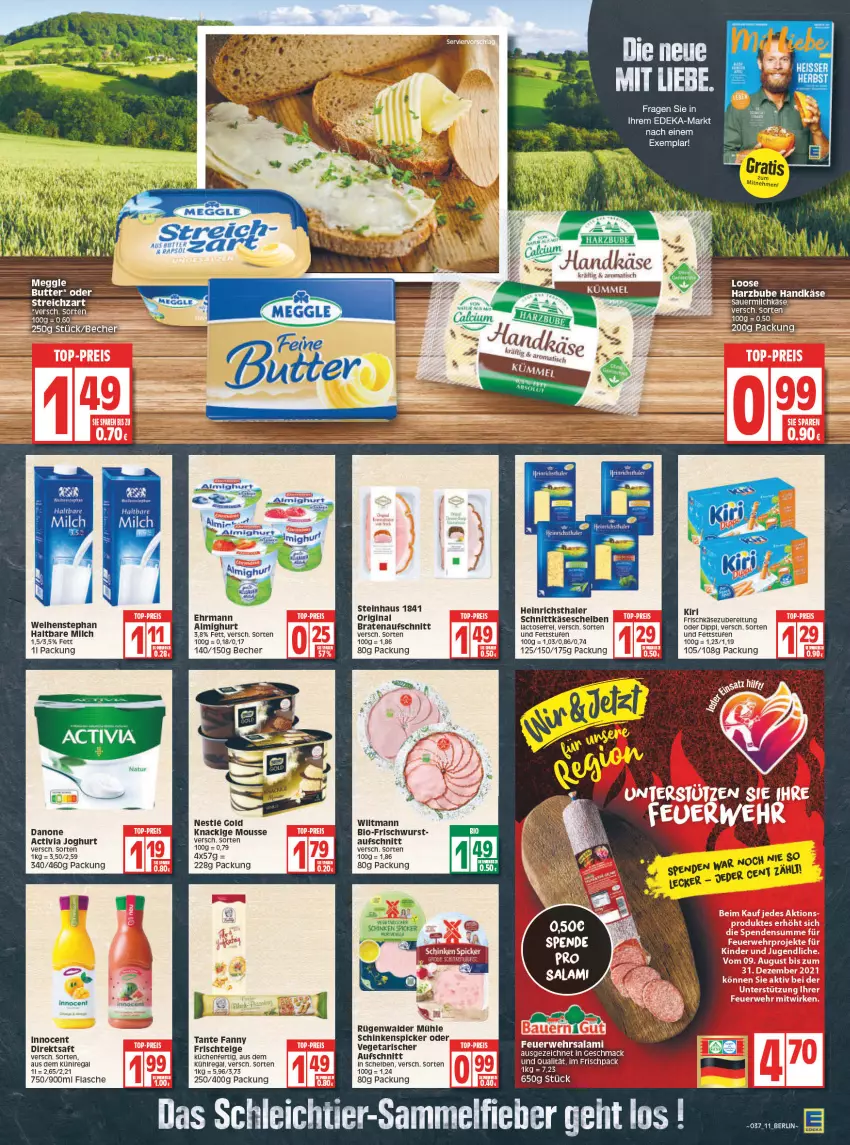 Aktueller Prospekt Edeka - Angebote der Woche - von 13.09 bis 18.09.2021 - strona 11