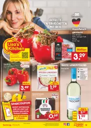 Gazetka promocyjna Netto Marken-Discount - Filial-Angebote - Gazetka - ważna od 15.04 do 15.04.2023 - strona 19 - produkty: angebot, asti, bestpreis, braten, coupon, decke, eis, fleisch, hackfleisch, hackfleisch gemischt, paprika, paprika rot, Quiche, reis, reis-fit, rezept, rezepte, riesling, Ti, Tiere, tomate, tomaten, vorspeise, wein, weine, Weißwein, ZTE