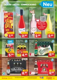 Gazetka promocyjna Netto Marken-Discount - Filial-Angebote - Gazetka - ważna od 15.04 do 15.04.2023 - strona 23 - produkty: alkohol, angebot, auer, bestpreis, bier, Biere, cocktail, dauertiefpreis, drink, drinks, eis, frucht, getränk, getränke, kirsch, kirsche, köstritzer, limette, limo, malz, maracuja, Mett, natur, oder radler, pils, pilsener, radler, reis, Ria, sac, sangria, Schultheiss, Ti, tiefpreis, tisch, vita, vitamalz, wein, Wild, ZTE