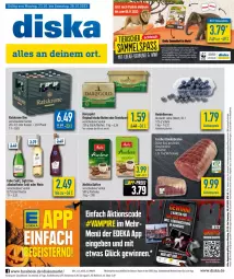 Gazetka promocyjna Diska - Prospekte - Gazetka - ważna od 28.10 do 28.10.2023 - strona 1 - produkty: aktionspreis, alkohol, angebot, angebote, Bebe, Becher, beere, beeren, bier, braten, butter, Dairygold, deka, eier, eis, flasche, gin, heidelbeere, heidelbeeren, irische butter, kaffee, krone, melitta, nuss, reis, rind, rinder, rinderbraten, Schal, Schale, Schleich, sekt, Streichzart, Ti, Tiere, wein, Yo, ZTE