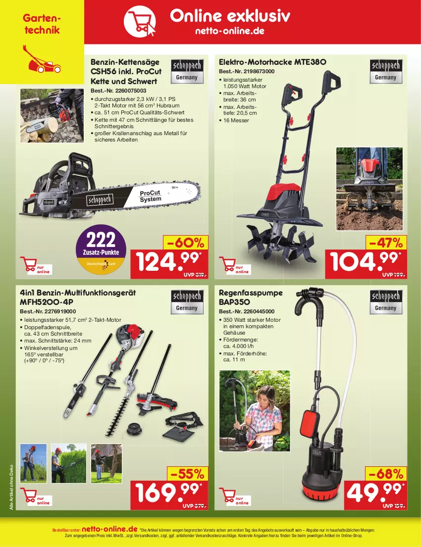 Aktueller Prospekt Netto Marken-Discount - Filial-Angebote - von 16.10 bis 21.10.2023 - strona 50 - produkty: angebot, Brei, eis, Elektro, ente, Garten, Kette, messer, ndk, reis, säge, Ti, ZTE