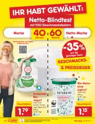 Gazetka promocyjna Netto Marken-Discount - Filial-Angebote - Gazetka - ważna od 21.10 do 21.10.2023 - strona 14 - produkty: auer, bestpreis, bio, dauertiefpreis, deo, discount, eis, joghur, joghurt, jogurt, lindt, mac, marken-discount, natur, ndk, reis, reiss, Ti, tiefpreis