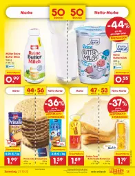 Gazetka promocyjna Netto Marken-Discount - Filial-Angebote - Gazetka - ważna od 21.10 do 21.10.2023 - strona 15 - produkty: angebot, auer, bestpreis, butter, buttermilch, Buttertoast, dauertiefpreis, eis, golden toast, keks, mac, milch, Müller, prinzenrolle, reine buttermilch, reis, reiss, Ti, tiefpreis, toast, ZTE