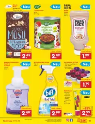 Gazetka promocyjna Netto Marken-Discount - Filial-Angebote - Gazetka - ważna od 21.10 do 21.10.2023 - strona 17 - produkty: angebot, auer, Bad, beere, bestpreis, biff, burger, Burger Sauce, chili, dauertiefpreis, Duftteelichte, eis, Germ, kleber, müsli, orchidee, reiniger, reis, Ria, sagrotan, sauce, schoko, Seife, tee, Teelicht, teelichte, Ti, tiefpreis, vanille, zitrone, ZTE