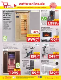 Gazetka promocyjna Netto Marken-Discount - Filial-Angebote - Gazetka - ważna od 21.10 do 21.10.2023 - strona 36 - produkty: angebot, angebote, Aschesauger, aust, butter, discount, eis, Elektro, elle, Holz, HP, Kamin, kracher, kraft, latte, Moreno, ndk, Ofen, office, reis, Ria, rum, schreibtisch, spee, Spektrum, steckdose, stuhl, Ti, tisch, tischplatte