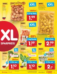 Gazetka promocyjna Netto Marken-Discount - Filial-Angebote - Gazetka - ważna od 21.10 do 21.10.2023 - strona 5 - produkty: angebot, asti, bestpreis, beutel, eis, kartoffel, kartoffeln, kohlrabi, möhren, reis, Romanasalat, salat, speisekartoffeln, Speisezwiebeln, Ti, ZTE, zwiebel, zwiebeln