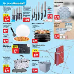 Gazetka promocyjna Thomas Philipps - Gazetka - ważna od 03.05 do 03.05.2025 - strona 19 - produkty: brot, edelstahl, eis, elle, Faltkorb, fleisch, korb, küche, Küchen, latte, LG, messer, pizza, schüssel, spülmaschinen, steak, teller, Wanne, weck