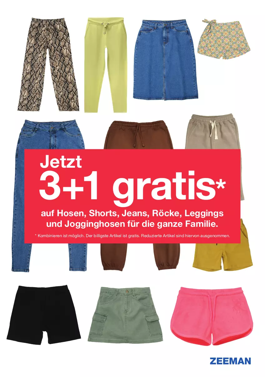 Aktueller Prospekt Zeeman - Prospekte - von 06.07 bis 12.07.2024 - strona 6 - produkty: gin, hose, hosen, jeans, Jogginghose, Jogginghosen, leggings, Röcke, shorts, Ti