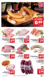 Gazetka promocyjna Marktkauf - Prospekt - Gazetka - ważna od 29.06 do 29.06.2024 - strona 15 - produkty: bier, bierschinken, bockwurst, brot, eis, emmentaler, fleisch, gewürz, gin, hinterkochschinken, jagdwurst, Kaiser, Käse, kochschinken, leberwurst, mac, paprika, reis, saft, salami, salat, schinken, Speck, Sport, südtiroler, Ti, truthahn, wurst, ZTE