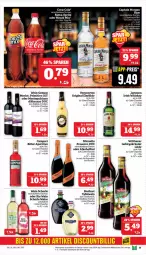 Gazetka promocyjna Marktkauf - Prospekt - Gazetka - ważna od 29.06 do 29.06.2024 - strona 25 - produkty: aktionspreis, alkohol, bett, bio, campari, coca-cola, cola, deka, ecco, eier, eierlikör, eis, flasche, gin, irish whiskey, jameson, kräuter, likör, medinet, merl, merlot, Mezzo Mix, mionetto, nuss, primitivo, prosecco, reis, rouge, schorle, sprite, Ti, verpoorten, wein, whiskey, wilthener, ZTE