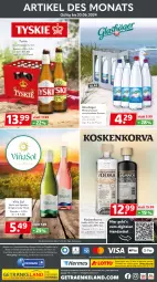 Gazetka promocyjna Getraenkeland - Gazetka - ważna od 22.06 do 22.06.2024 - strona 10 - produkty: abholpreise, aktionspreis, Alwa, bestpreis, bestpreise, eis, Elan, flasche, getränk, getränke, gin, korn, mac, mineralwasser, payback, reis, Ti, tyskie, vodka, wasser, wein, wodka