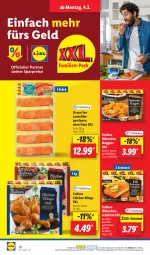 Gazetka promocyjna Lidl - Aktionsprospekt - Gazetka - ważna od 09.03 do 09.03.2024 - strona 14 - produkty: brustfilet, chicken wings, eis, filet, Hähnchenschnitzel, lachs, lachsfilet, ndk, nuggets, preisvorteil, reis, Schal, Schale, schnitten, schnitzel, Ti