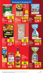 Gazetka promocyjna Lidl - Aktionsprospekt - Gazetka - ważna od 09.03 do 09.03.2024 - strona 53 - produkty: angebot, blended scotch, dallmayr, eis, elle, ferrero, fleisch, Fleischalternative, Jubiläums, Käse, Kinder, maultaschen, orange, orangen, orangensaft, reis, saft, Schal, scotch, Tasche, taschen, teller, Ti, Vegane Fleisch, ziegenkäse, ZTE