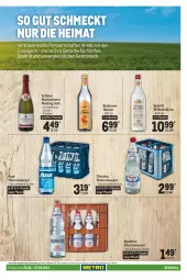 Gazetka promocyjna Metro - Regionaler Adresseinleger - Gazetka - ważna od 07.09 do 07.09.2022 - strona 61 - produkty: Alwa, flasche, getränk, getränke, mac, mineralwasser, obst, Palette, riesling, sekt, specht, Ti, wasser