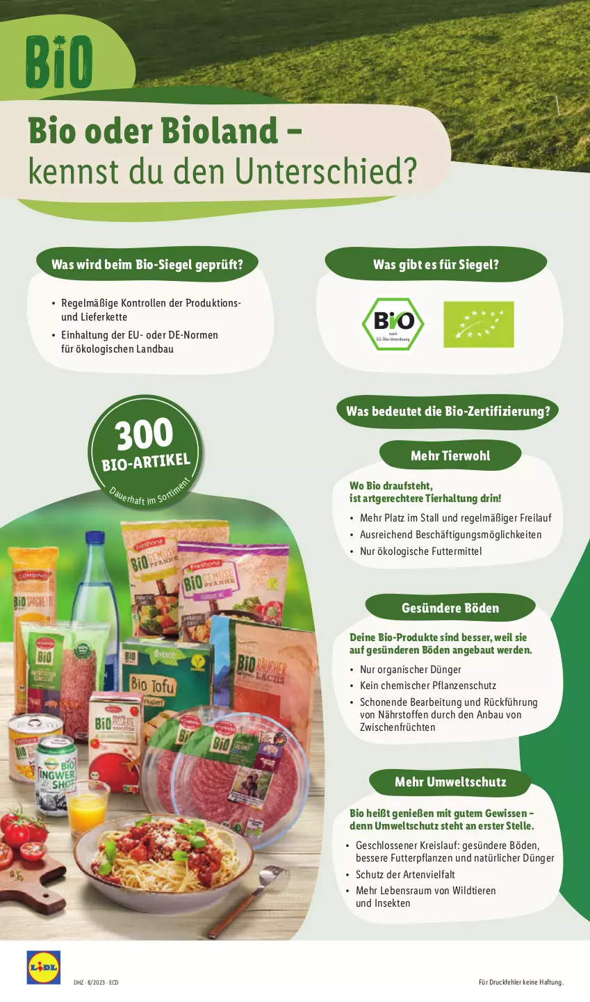 Aktueller Prospekt Lidl - Aktionsprospekt - von 20.02 bis 25.02.2023 - strona 10 - produkty: Bau, bio, bioland, dünger, eis, elle, erde, früchte, früchten, Kette, pflanze, pflanzen, reis, sekt, Ti, Tiere, Wild