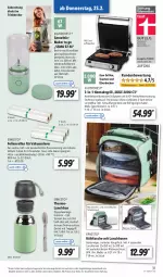 Gazetka promocyjna Lidl - Aktionsprospekt - Gazetka - ważna od 25.02 do 25.02.2023 - strona 33 - produkty: akku, angebot, Becher, decke, Deckel, deka, dell, edelstahl, eis, elle, ernesto, grill, grillplatte, ilag, kontaktgrill, ladekabel, latte, lebensmittel, Löffel, lunchbox, messer, Mode, Reinigung, reis, Schal, Schale, schultergurt, silvercrest, smoothie, spülmaschinen, Tasche, thermostat, Ti, toast, tragegriff, trinkbecher, usb, Vakuumierer, wasser, ZTE