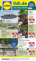 Gazetka promocyjna Lidl - Aktionsprospekt - Gazetka - ważna od 25.02 do 25.02.2023 - strona 49 - produkty: ampelschirm, angebot, angebote, eis, elle, Garten, gartentisch, hocker, HP, latte, Liege, ndk, reis, rel, relaxsessel, rückenlehne, Schal, Schale, sessel, telefon, Ti, tisch, tischplatte, uhr, uv-schutz