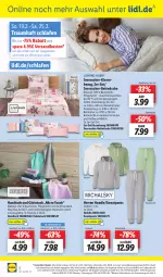 Gazetka promocyjna Lidl - Aktionsprospekt - Gazetka - ważna od 25.02 do 25.02.2023 - strona 50 - produkty: angebot, angebote, Bau, baumwolle, bett, bettwäsche, decke, eis, elle, Ergee, gästetuch, Gästetücher, handtuch, kissen, Kissenbezug, kopfkissen, ndk, Pants, reis, rel, Ria, Schal, Schale, seersucker, Seersucker-Bettwäsche, telefon, Ti, Trockner, tuc, tücher, uhr, wolle