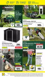 Gazetka promocyjna Lidl - Aktionsprospekt - Gazetka - ważna od 25.02 do 25.02.2023 - strona 56 - produkty: akku, Akku-Hochentaster, auer, auto, Brei, eis, elle, erde, Garten, Kette, ladegerät, ndk, Parkside, rasen, rasenmäher, rasentrimmer, reis, Ria, sac, säge, schnellladegerät, Ti, tisch