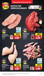 Gazetka promocyjna Lidl - Aktionsprospekt - Gazetka - ważna od 25.02 do 25.02.2023 - strona 7 - produkty: angebot, eis, Frische Hähnchen, geschnetzeltes, hähnchenschenkel, henkel, mac, pute, Putengeschnetzeltes, reis, rind, rinder, Rinderroulade, rinderrouladen, rouladen, schenkel, schnitzel, schwein, schweine, schweineschnitzel, Ti, wein, weine, Zelt, ZTE