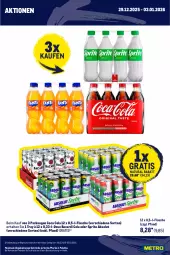 Gazetka promocyjna Metro - Wochen-Angebote Händler - Gazetka - ważna od 03.01 do 03.01.2026 - strona 6 - produkty: auto, bacardi, cola, flasche, getränk, getränke, LG, natur, natura, oder sprite, Palette, sprite, Ti, tisch