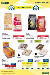 Gazetka promocyjna Metro - Wochen-Angebote Händler - Gazetka - ważna od 03.01 do 03.01.2026 - strona 8 - produkty: angebot, bifi, bohne, bohnen, caffè crema, Donut, donuts, eis, espresso, lavazza, Metro, metro gastro, Muffin, muffins, reis, rum, Ti