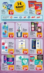 Gazetka promocyjna Rewe - Prospekte - Gazetka - ważna od 27.02 do 27.02.2022 - strona 18 - produkty: Air Wick, aktionspreis, Alwa, Always, aqua, baby-dry, Bad, bier, dailies, deo, deo roll-on, deospray, dusche, eis, feuchte tücher, kraft, Kuschelweich, nivea, oder deo roll-on, pampers, Pants, pflegedusche, Q10, reis, roll-on, somat, Tagespflege, Ti, tücher, wc frisch, WC Frisch Kraft Aktiv, weichspüler, WICK