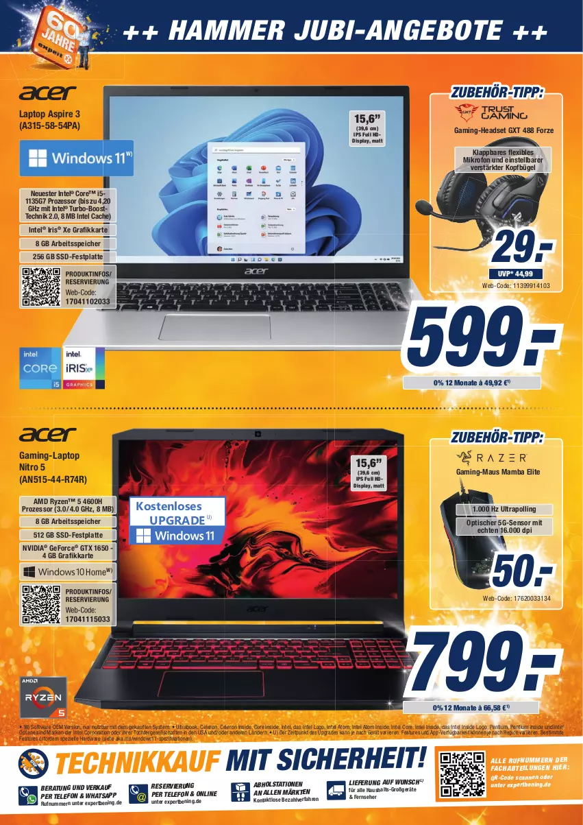 Aktueller Prospekt Expert Aurich - Prospekte - von 07.01 bis 13.01.2022 - strona 12 - produkty: angebot, angebote, bügel, celeron, elle, fernseher, festplatte, gaming-headset, geforce, gtx, hardware, HDD, Headset, Intel, Laptop, latte, mam, Maus, nvidia, Pentium, ryzen, Software, Spezi, ssd, telefon, Ti, tisch