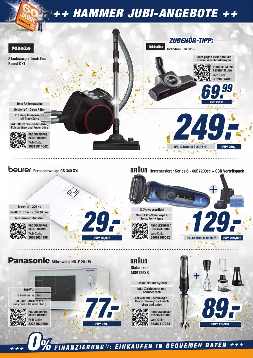 Aktueller Prospekt Expert Aurich - Prospekte - von 07.01 bis 13.01.2022 - strona 8 - produkty: angebot, angebote, beutel, eis, elle, garraum, gefu, herrenrasierer, kraft, leine, messer, mikrowelle, Mixer, Personenwaag, personenwaage, rasierer, Schneebesen, stabmixer, staubsauger, Ti, Waage, wasser, Zerkleinerer