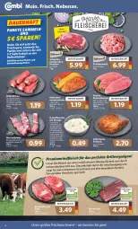 Gazetka promocyjna Combi - Prospekte - Gazetka - ważna od 03.09 do 03.09.2022 - strona 4 - produkty: auer, braten, creme, eier, eis, entrecôte, filet, fleisch, gewürz, grill, gurke, gurken, hirtenkäse, kartoffel, kartoffeln, kartoffelsalat, Käse, kotelett, lachs, mac, Mett, minutensteaks, natur, pute, putenschnitzel, rind, rinder, rinderfilet, rindfleisch, salat, salatcreme, schinken, schinkenwurst, schnitzel, schwein, schweine, schweinenacken, sofortrabatt, steak, steaks, Ti, wein, weine, wurst, zwiebel, zwiebeln