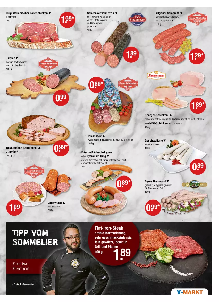 Aktueller Prospekt Vmarkt - V-Markt - von 12.05 bis 18.05.2022 - strona 3 - produkty: aufschnitt, bratwurst, brot, eis, fisch, fische, Fischer, fleisch, für grill und pfanne, gewürz, grill, grill und pfanne, gyros, ideal für grill, ideal für grill und pfanne, jagdwurst, jumbo, kartoffel, kartoffelsalat, Käse, landschinken, leberkäs, leberkäse, LG, lyoner, mac, Mett, mit pistazien, pfanne, pfeffer, pistazien, presssack, Rauch, Ria, ring, sac, saft, salami, salat, schinken, spargel, spitzenqualität, steak, Ti, und pfanne, wolle, wurst, Yo