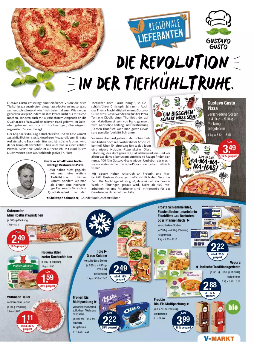 Aktueller Prospekt Vmarkt - V-Markt - von 12.05 bis 18.05.2022 - strona 7 - produkty: backofen, Bau, beko, bio, eier, eis, elle, filet, filets, fisch, fischstäbchen, frosta, geback, Holz, iglo, Käse, Kette, kochschinken, mac, messer, milka, mozzarella, Ofen, oreo, pfanne, pfannen, pizza, reifen, rel, rezept, Ria, ring, rügenwalder, rwe, schinken, schlemmerfilet, steinofen, teller, thunfisch, Ti, tisch, toblerone, WICK, wiltmann, würstchen