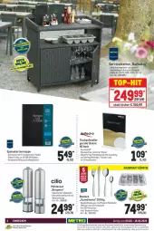 Gazetka promocyjna Metro - Gastronomie Spezial - Gazetka - ważna od 18.05 do 18.05.2022 - strona 2 - produkty: aluminiumgestell, Bad, beleuchtung, besteck, decke, din a4, edelstahl, eis, elle, fenster, LG, messer, reis, rwe, teller, Ti, tisch, top-hit