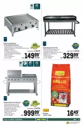 Gazetka promocyjna Metro - Gastronomie Spezial - Gazetka - ważna od 18.05 do 18.05.2022 - strona 9 - produkty: briketts, edelstahl, eis, grill, grillfläche, grillrost, Holz, holzkohle, holzkohlegrill, Kohlegrill, küche, lamm, LG, reis, schlauch, schutzhülle, Ti, Wanne, Windschutz
