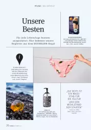 Gazetka promocyjna Rossmann - Prospekte - Gazetka - ważna od 31.10 do 31.10.2023 - strona 20 - produkty: Amber, Bau, baumwolle, bio, bio-baumwolle, gin, Handseife, natur, natura, regal, rwe, Seife, Unterwäsche, wolle