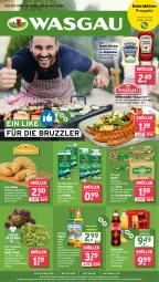 Gazetka promocyjna Wasgau - Gazetka - ważna od 04.05 do 04.05.2024 - strona 1 - produkty: angebot, angebote, auer, Bau, bio, bratwurst, Brei, brot, bunte salate, butter, coca-cola, cola, Eichblattsalat, eis, elle, ente, flasche, fleisch, frische milch, Garten, gewürz, grill, grillbratwurst, heinz, hirtenkäse, Käse, kerrygold, ketchup, kräuter, kräuterbutter, mayonnaise, milch, Müller, mw-flasche, oder kräuter, olive, oliven, pril, rapsöl, reines rapsöl, reis, rind, salat, salate, salz, schwein, schweine, schweinefleisch, Spezi, tee, Ti, tomato ketchup, wein, weine, Weizenbrot, wurst, Yo