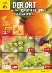 Gazetka promocyjna Netto Marken-Discount - Filial-Angebote - Gazetka - ważna od 22.10 do 22.10.2022 - strona 10 - produkty: asti, beere, beeren, bestpreis, bio, eis, frucht, ingwer, kiwi, ndk, obst, orange, orangen, pflaume, pflaumen, reis, Schal, Schale, Ti, trauben, versandkostenfrei