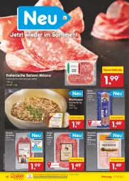 Gazetka promocyjna Netto Marken-Discount - Filial-Angebote - Gazetka - ważna od 22.10 do 22.10.2022 - strona 16 - produkty: auer, berliner, bestpreis, dauertiefpreis, eis, krakauer, küche, Küchen, ndk, reis, salami, Spezi, suppe, Ti, tiefpreis, versandkostenfrei, wurst