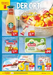 Gazetka promocyjna Netto Marken-Discount - Filial-Angebote - Gazetka - ważna od 22.10 do 22.10.2022 - strona 18 - produkty: arla, arla buko, bestpreis, Buko, cin, Dr. Oetker, eis, ferrero, fertiggericht, fertiggerichte, frischkäse, joghur, joghurt, joghurt mit der ecke, Käse, kühlregal, marmorette, milch, Milchschnitte, Müller, ndk, Paula, regal, reis, schüssel, snack, starbucks, Ti, versandkostenfrei, Yo, YouCook