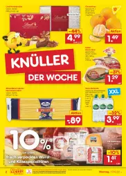 Gazetka promocyjna Netto Marken-Discount - Filial-Angebote - Gazetka - ważna od 22.10 do 22.10.2022 - strona 2 - produkty: Alwa, bestpreis, brot, clementinen, Edelsalami, eis, elle, hartweizen, Käse, korn, lieken, lindt, mineralwasser, natur, natürliches mineralwasser, ndk, nudel, nudeln, reis, rel, salami, schnitten, Spezi, Ti, urkorn, versandkostenfrei, volvic, wasser, wurst