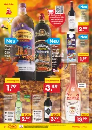 Gazetka promocyjna Netto Marken-Discount - Filial-Angebote - Gazetka - ważna od 22.10 do 22.10.2022 - strona 24 - produkty: alkohol, auer, aust, baileys, Berger, bestpreis, bio, chardonnay, dauertiefpreis, dornfelder, eis, fisch, fleisch, Geflügel, getränk, getränke, Glühwein, Käse, Kinder, Kindle, ndk, nürnberger, ohne alkohol, qualitätswein, reis, rotwein, salat, Ti, tiefpreis, tiramisu, versandkostenfrei, wein, Weißwein