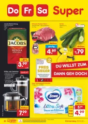 Gazetka promocyjna Netto Marken-Discount - Filial-Angebote - Gazetka - ważna od 22.10 do 22.10.2022 - strona 30 - produkty: asti, Becher, Behälter, bestpreis, eis, gurke, gurken, jacobs, Jacobs Meisterröstung, kaffee, kaffeebereiter, Meister, meisterröstung, ndk, papier, reis, schwein, schweine, spülmaschinen, tee, Teebereiter, Ti, toilettenpapier, versandkostenfrei, wein, weine, zewa