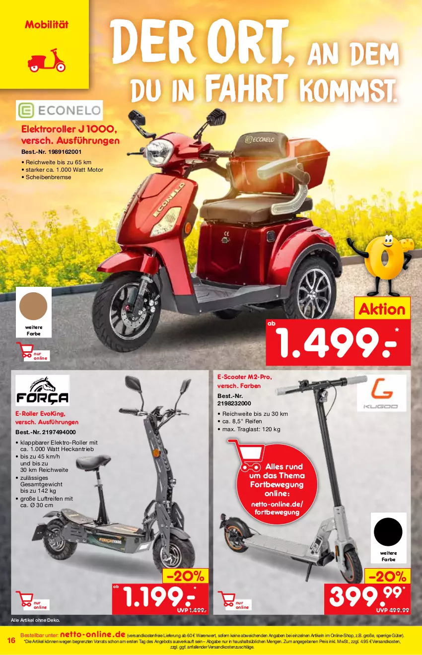 Aktueller Prospekt Netto Marken-Discount - Online-Magazin Mai - von 01.05 bis 31.05.2021 - strona 16