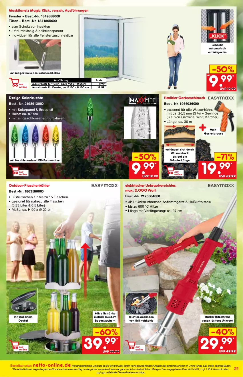 Aktueller Prospekt Netto Marken-Discount - Online-Magazin Mai - von 01.05 bis 31.05.2021 - strona 21