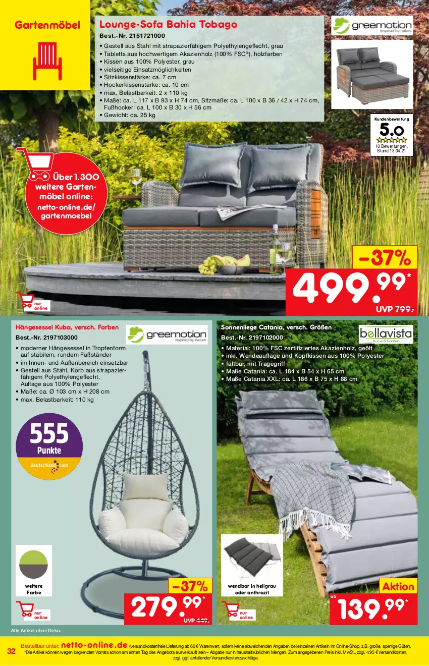 Aktueller Prospekt Netto Marken-Discount - Online-Magazin Mai - von 01.05 bis 31.05.2021 - strona 32