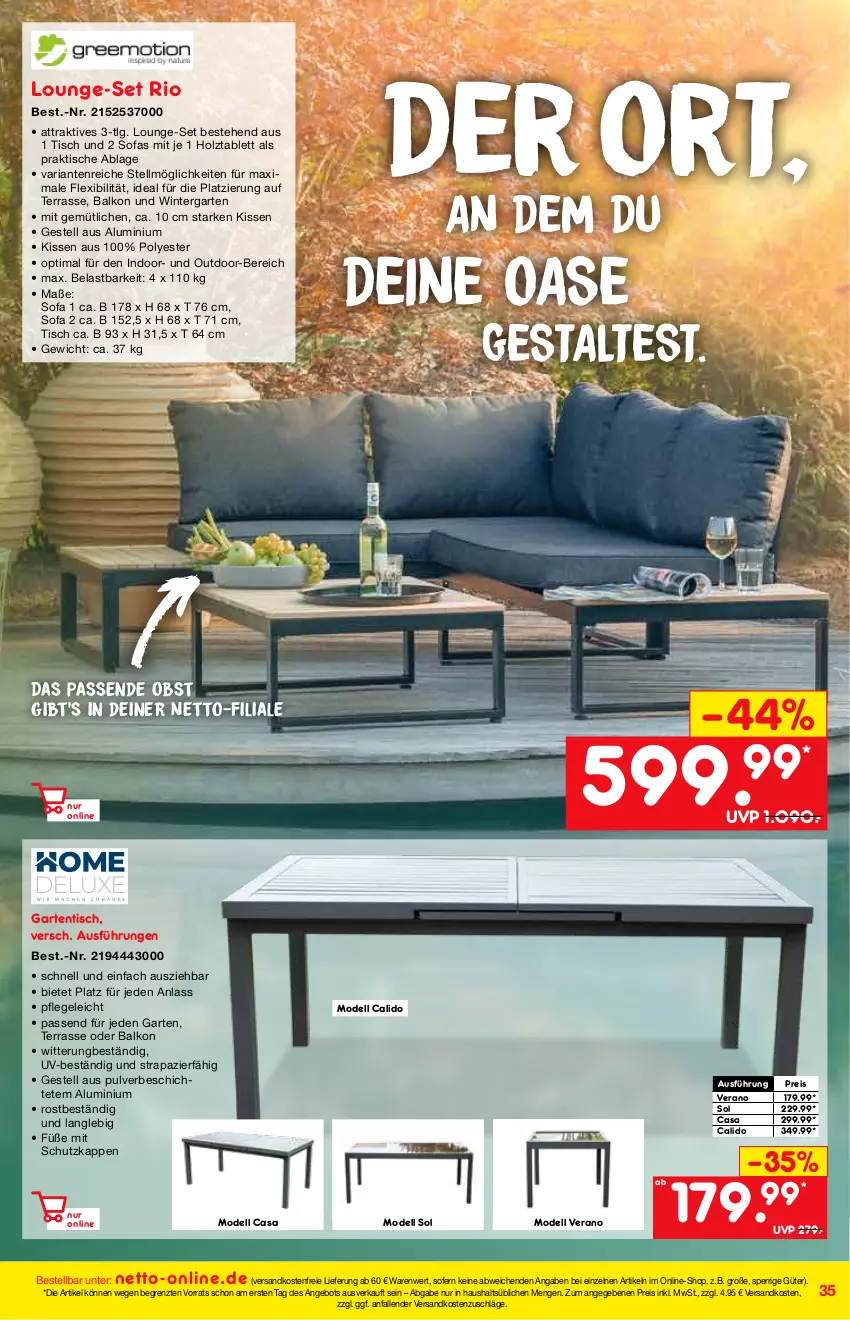 Aktueller Prospekt Netto Marken-Discount - Online-Magazin Mai - von 01.05 bis 31.05.2021 - strona 35