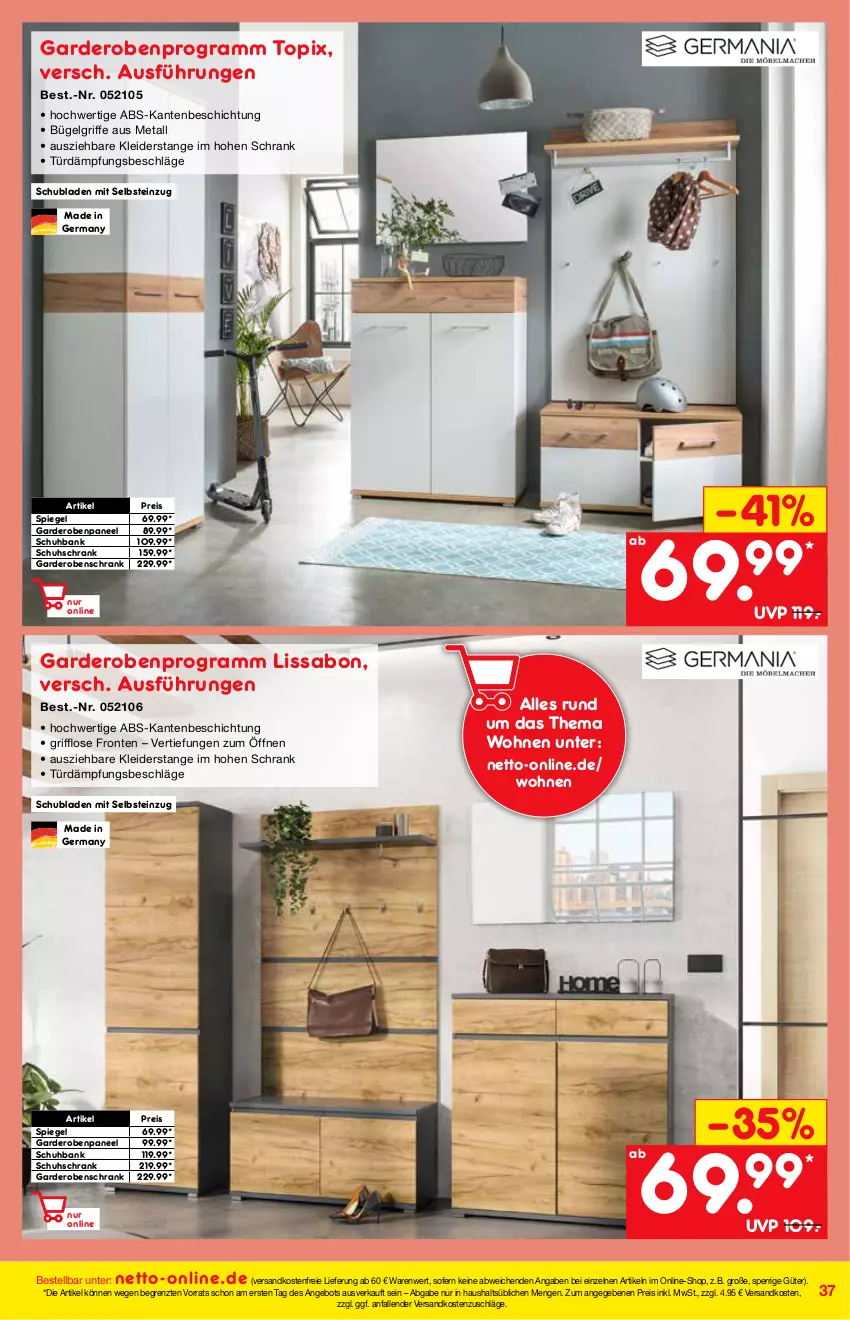 Aktueller Prospekt Netto Marken-Discount - Online-Magazin Mai - von 01.05 bis 31.05.2021 - strona 37