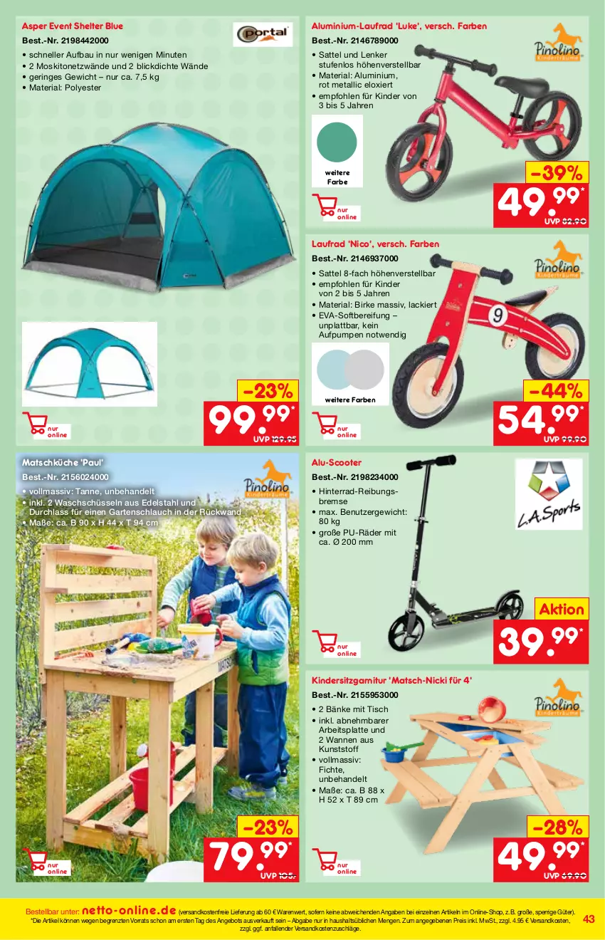 Aktueller Prospekt Netto Marken-Discount - Online-Magazin Mai - von 01.05 bis 31.05.2021 - strona 43